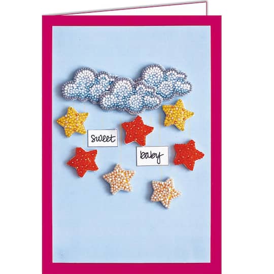 Abris Art Among Stars and Clouds Postcard Cross Stitch Kit